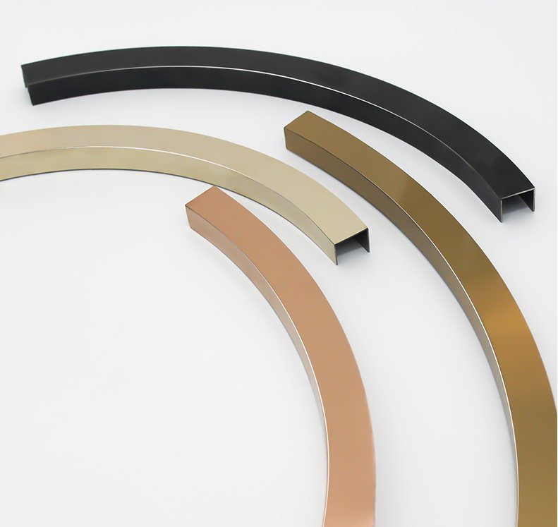 Stainless Steel Mirror Angle Trim Decorative Panel