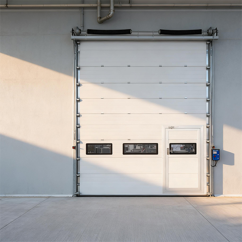 Robust Steel Sectional Overhead Door for Heavy-Duty Factories