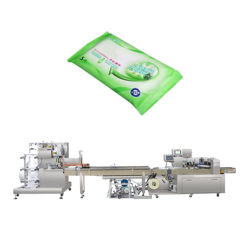 Automatic Wet Wipes Packaging Machine Single Sachet Multi Pack Wet Wipes Machine