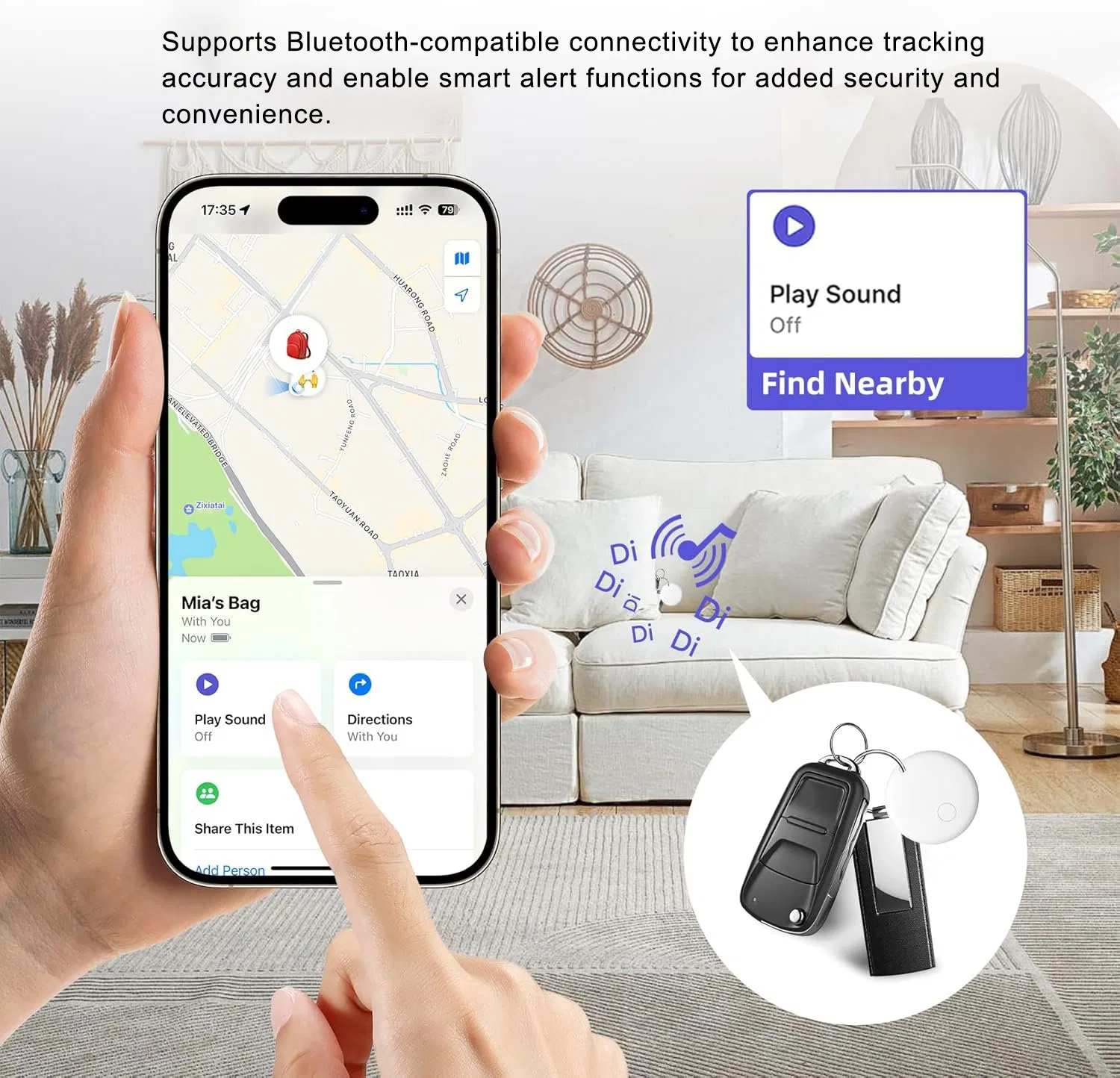 GPS-трекер F08 для Android, глобальный поисковик