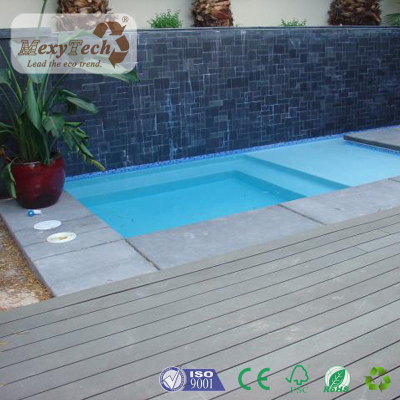 Anti-UV Composite Wood Deck WPC Decking Outdoor Flooring
