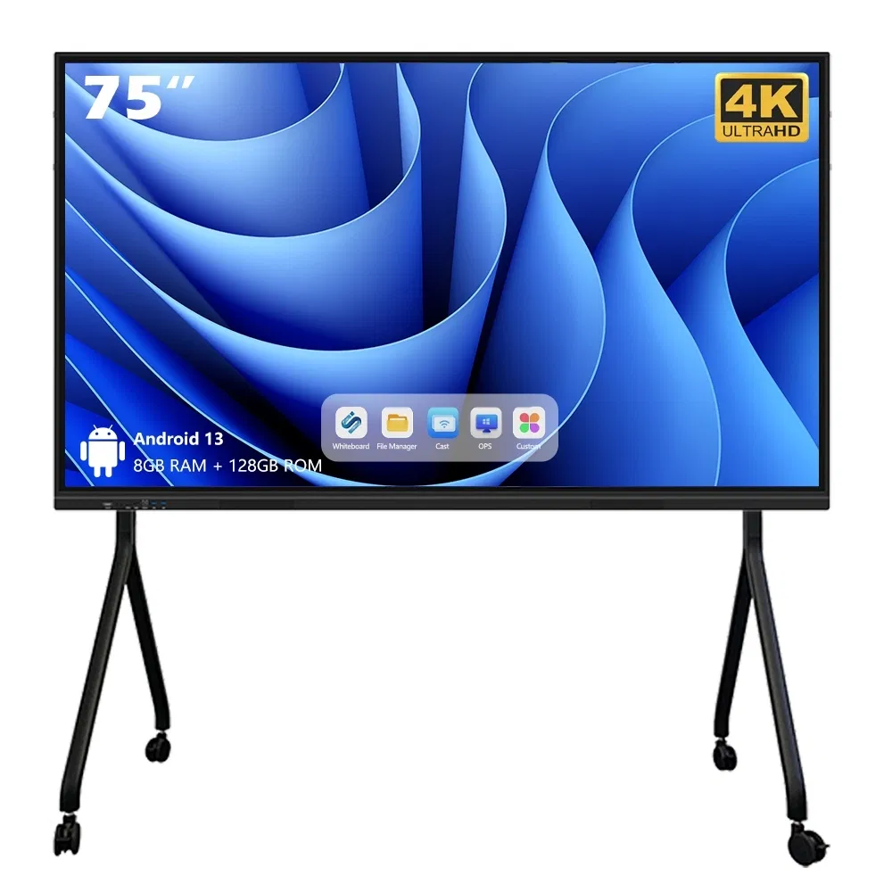 Stable Operation Anti-Fingerprint Herringbone Bracket All-in-One Interactive Whiteboard Smart Board