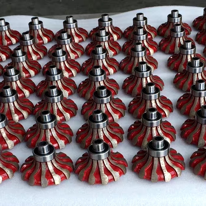 Diamond Router Bits, Ceramic-Profiling Wheels