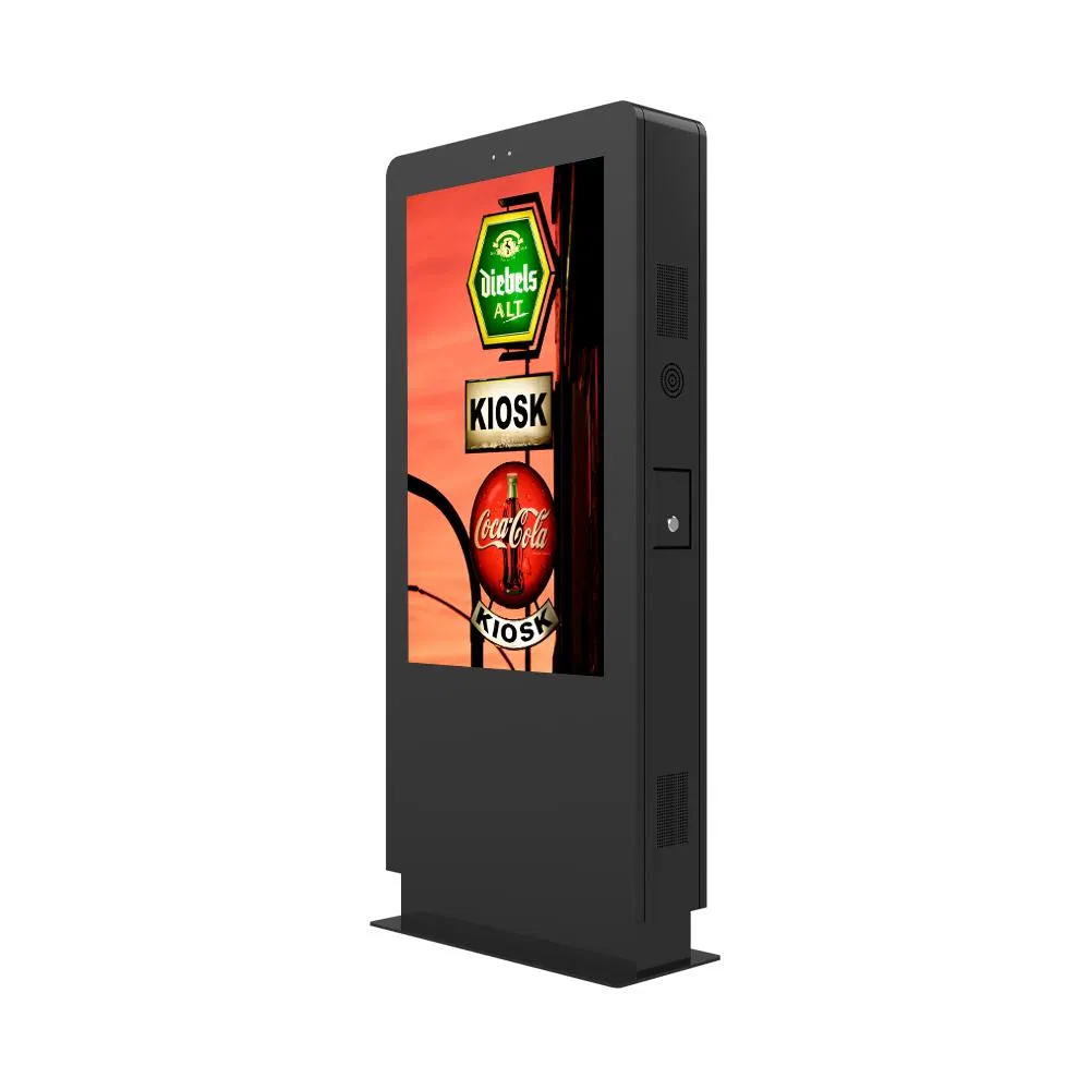 65 Inch Double Sided Ultra High Brightness LCD Display Screen Advertising Player Vertical Totem Outdoor Dual Screen Kiosk