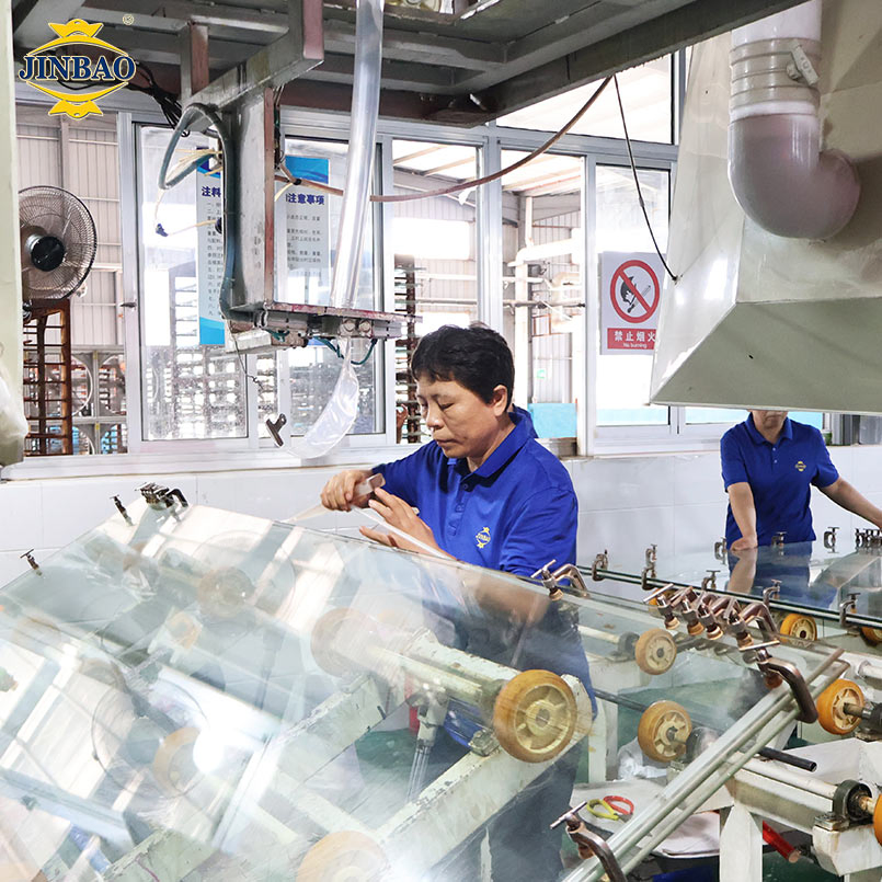 Jinbao High Gloss 1220mm*1830mm 4FT X 8FT 5mm 3mm 6mm 15mm Iridescent Translucent Flame Resistant Plastic Transparent Color Clear Cast Acrylic Sheet