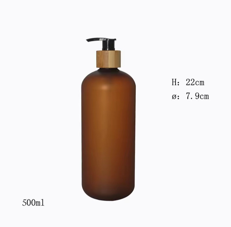 Wholesale Amber Foam Soap Dispenser Glass Bottle