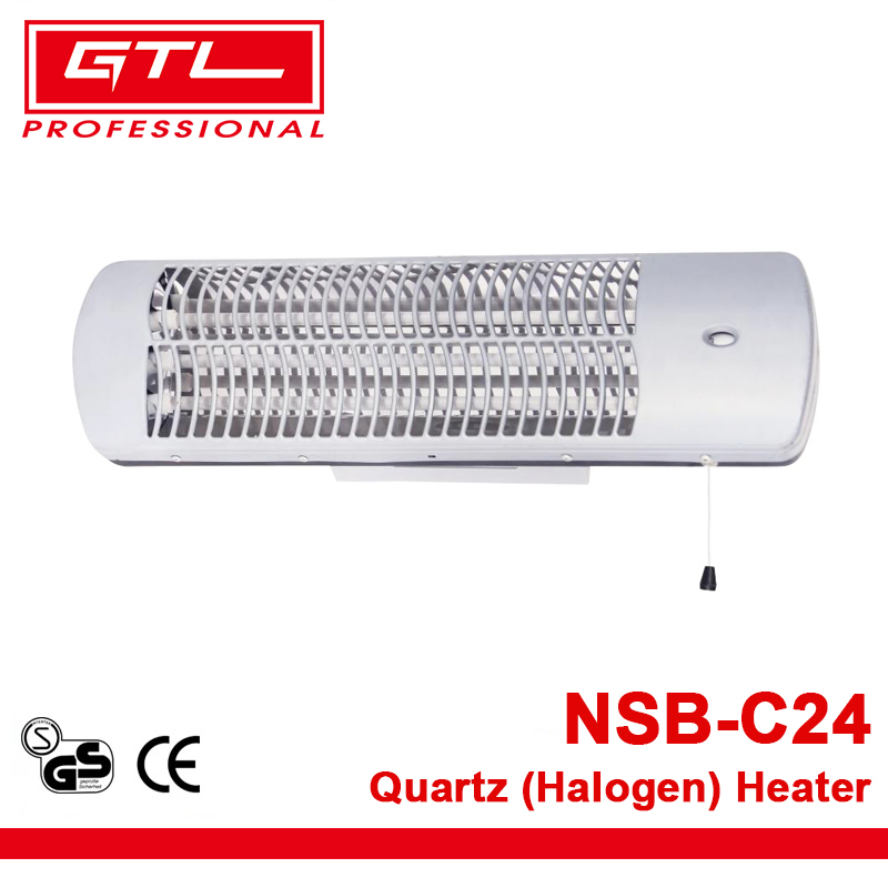 1500W Quartz Halogen Heater with 3 Heating Stages 220-240V for Room (NSB-C24)