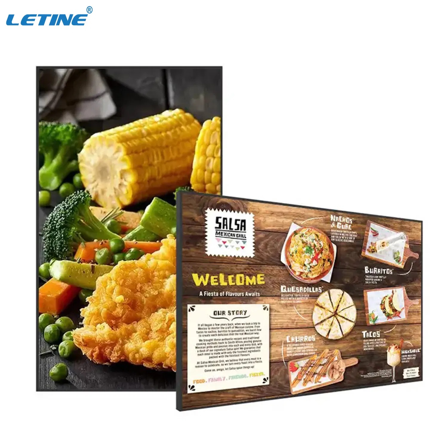 High-Quality 32 43 49 55 65 Inch Wall Mounted Digital Signage for Indoor Video Applications