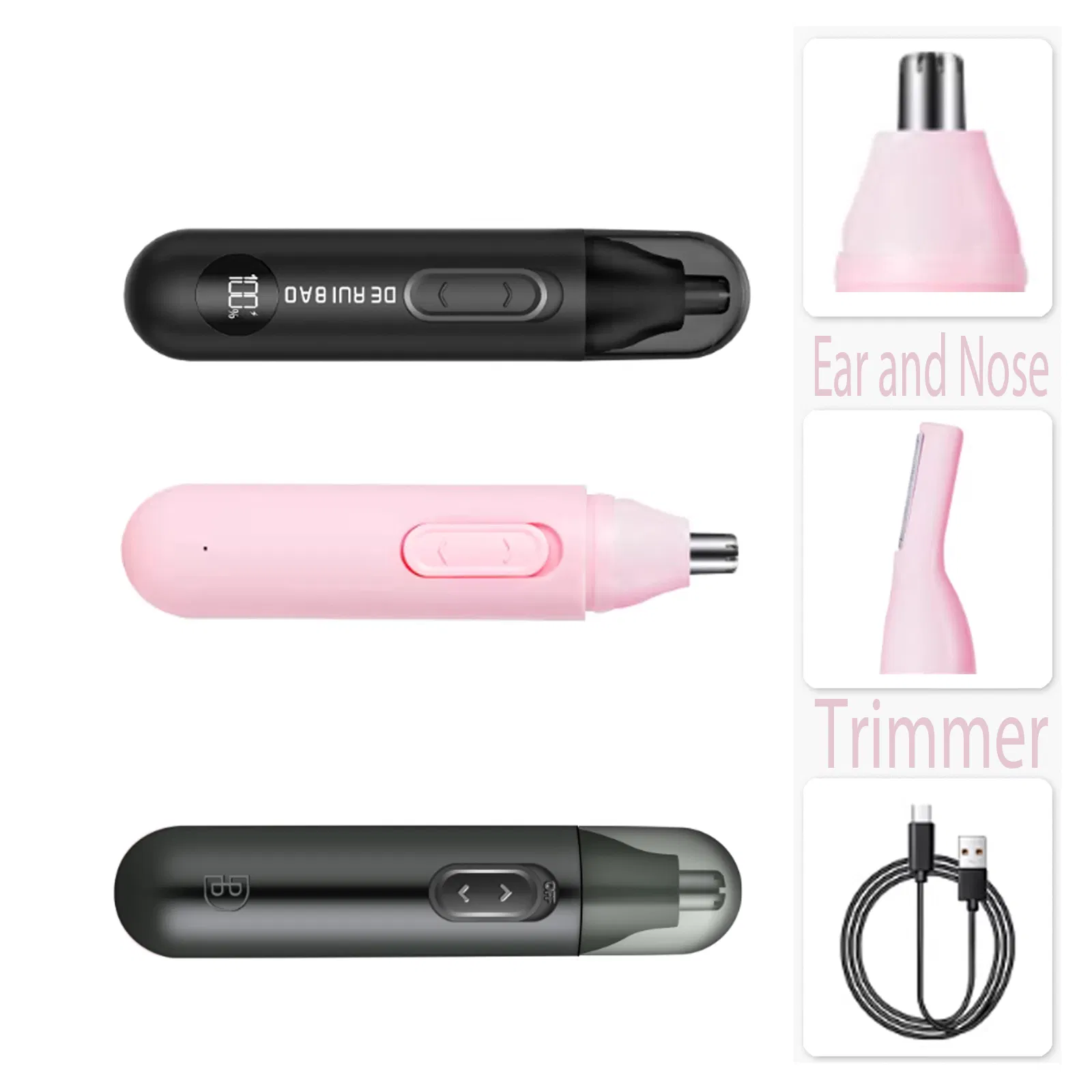 Professional Grade 2-Way Detailer Ear and Nose Trimmer