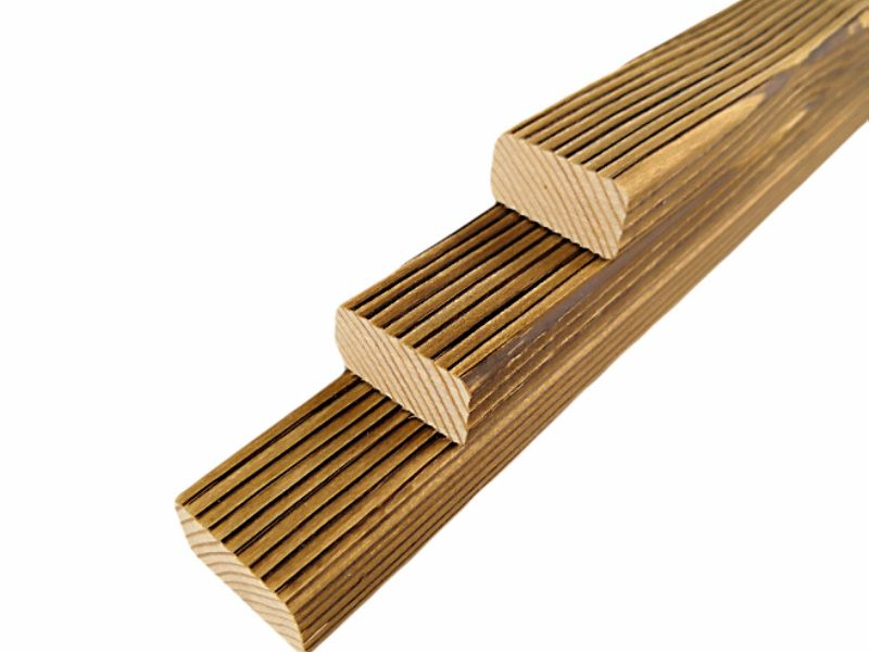 Coated Burned Carbonized Wood Paulownia Board for Wall Shelf Floating Shelves