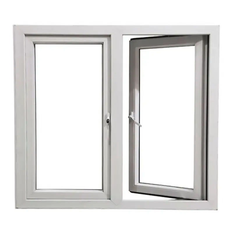 Plastic UPVC Tilt & Inward Window with Glass with Special Opening Way