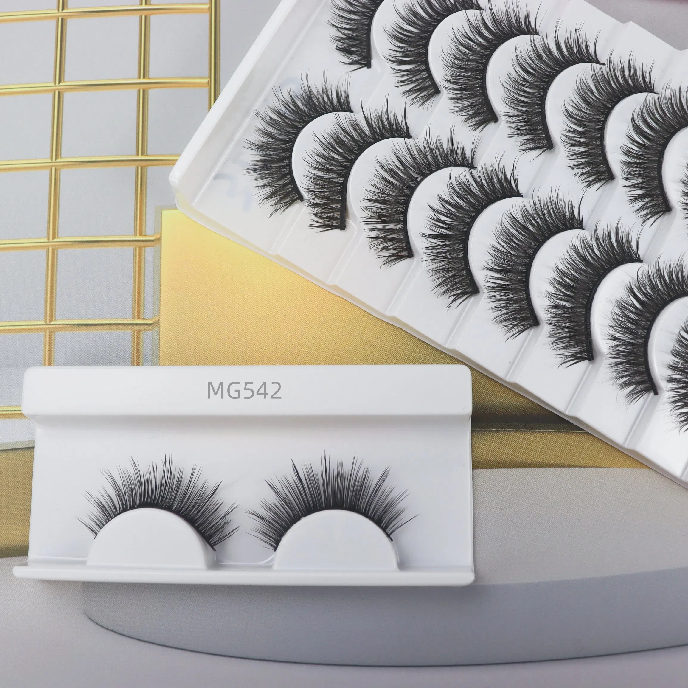 Hot Selling Faux Mink Eyelashes Classical Eye Lashes with Custom Box