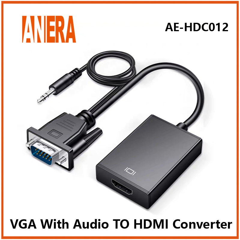 Конвертер VGA-HDMI с аудио Anera