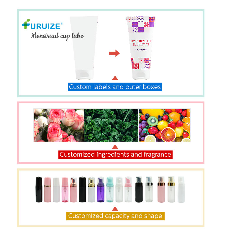 Factory Menstrual Cup Lubricant Oil Lube for Medical Silicone Menstrual Cup and Copa Menstrual Disc