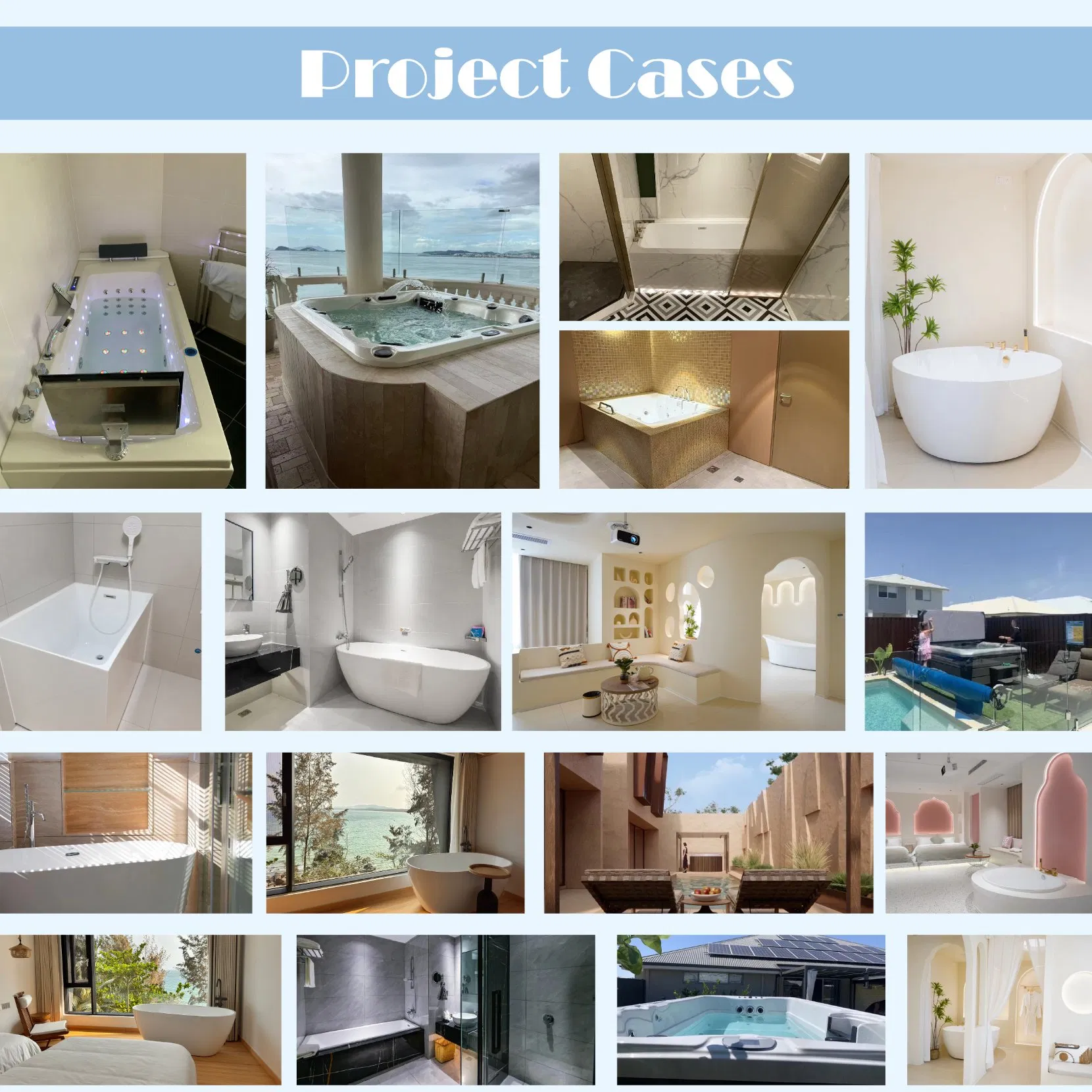 Small Mini Seamless Acrylic Freestanding Soaking SPA Soaking Bathtub for Baby&Children