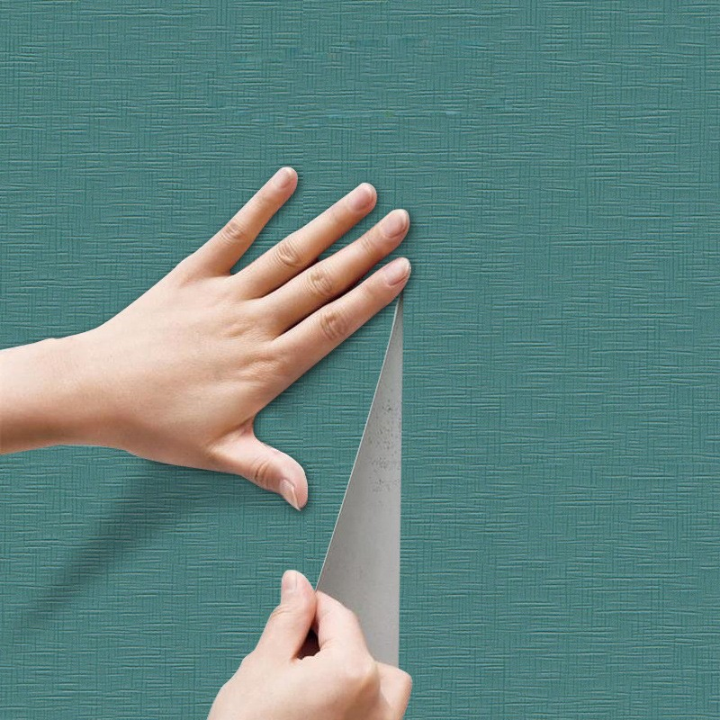 Modern Minimalist Solid Color and Plain Background Wall Self-Adhesive Wallpaper