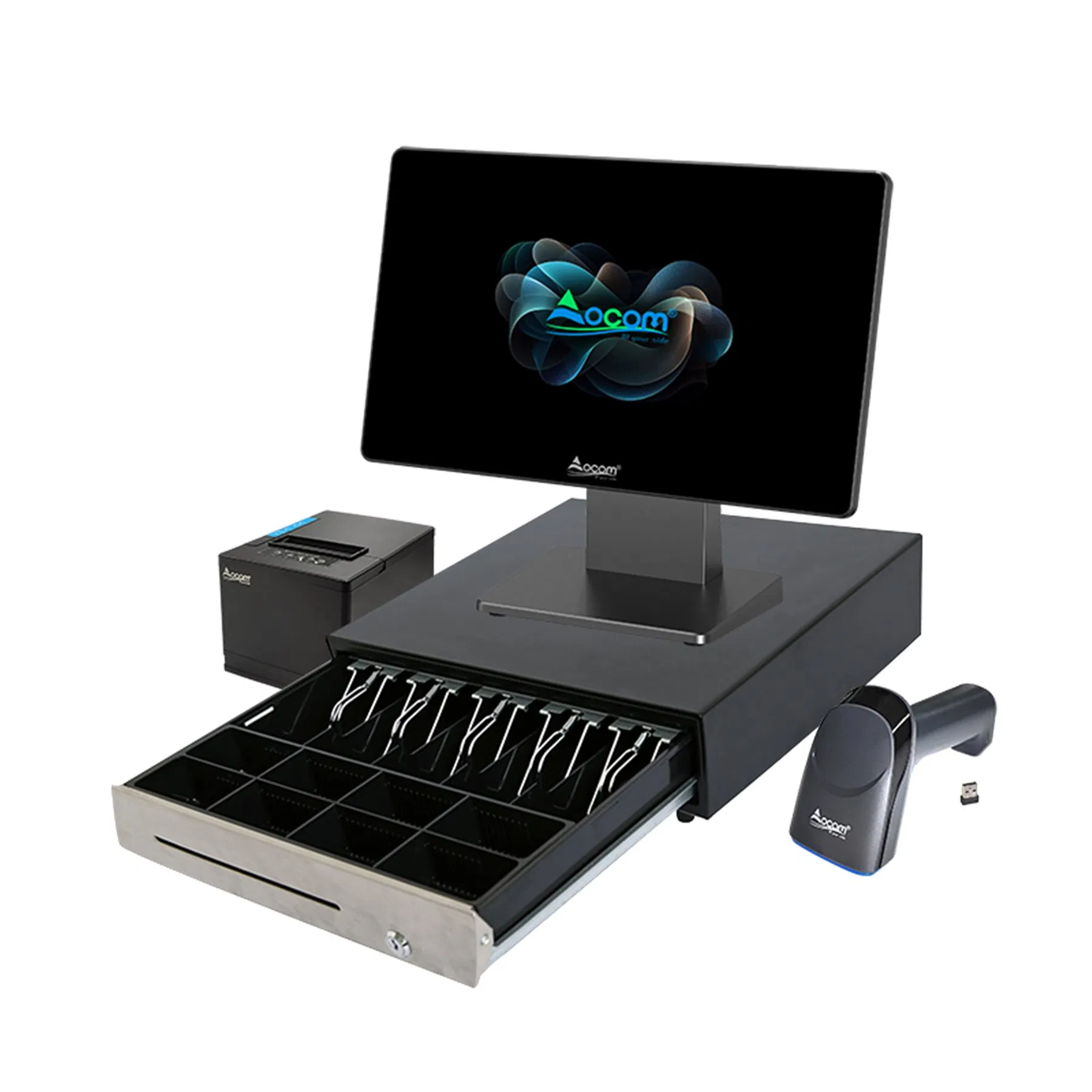 POS-1566 Ocom Ultra Slim 15.6inch Touch Screen Cashier Till Machine POS System