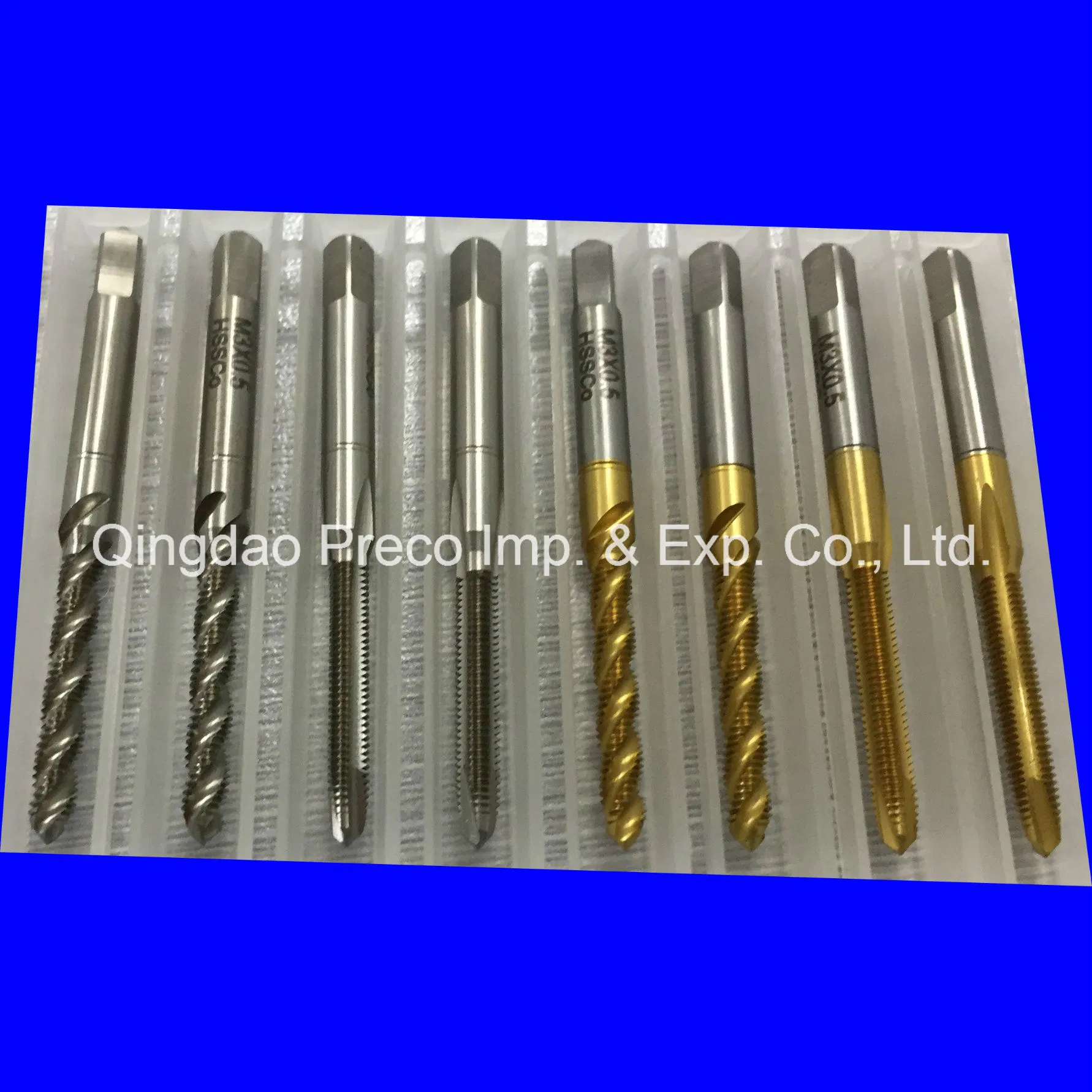 High Speed Steel JIS Standard Cutting Tools/Stright Flute Hand Taps