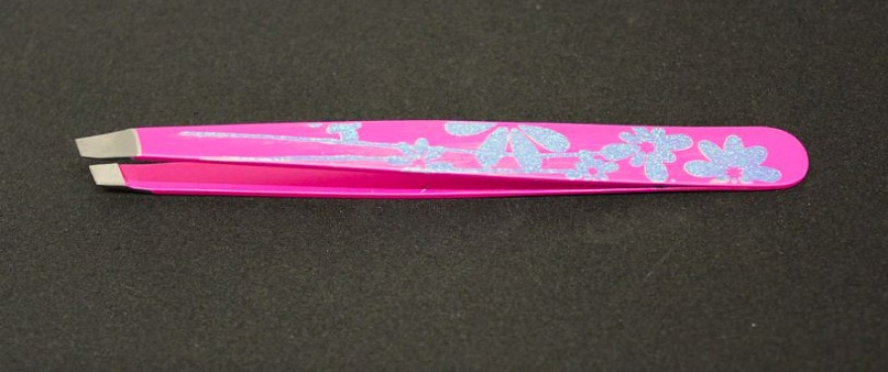 High Quality Eyebrow Tweezers Slanted Tips Js15307