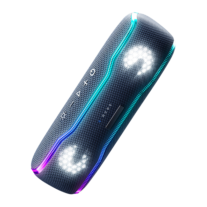 Cyboris F10 Tws Bluetooth Speaker Ipx7 Waterproof 25W Extra Bass Subwoofer with RGB Light