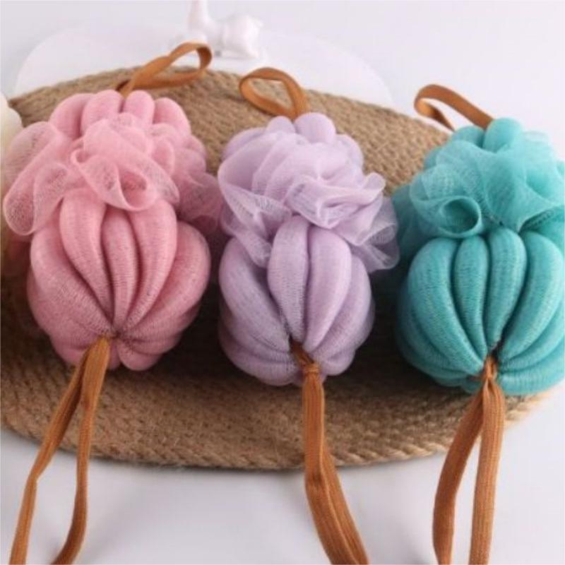 Long Loofah Sponge Shower Loofahs Bath Sponges Mesh Balls Scrubber