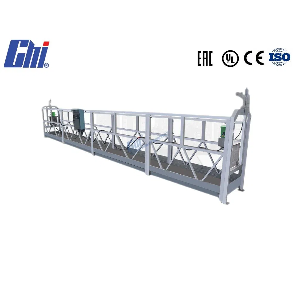 Electric Hoist Steel, Aluminum Suspended Working Platform for Glass Cleaning and Curtain Wall Installation with CE Approved