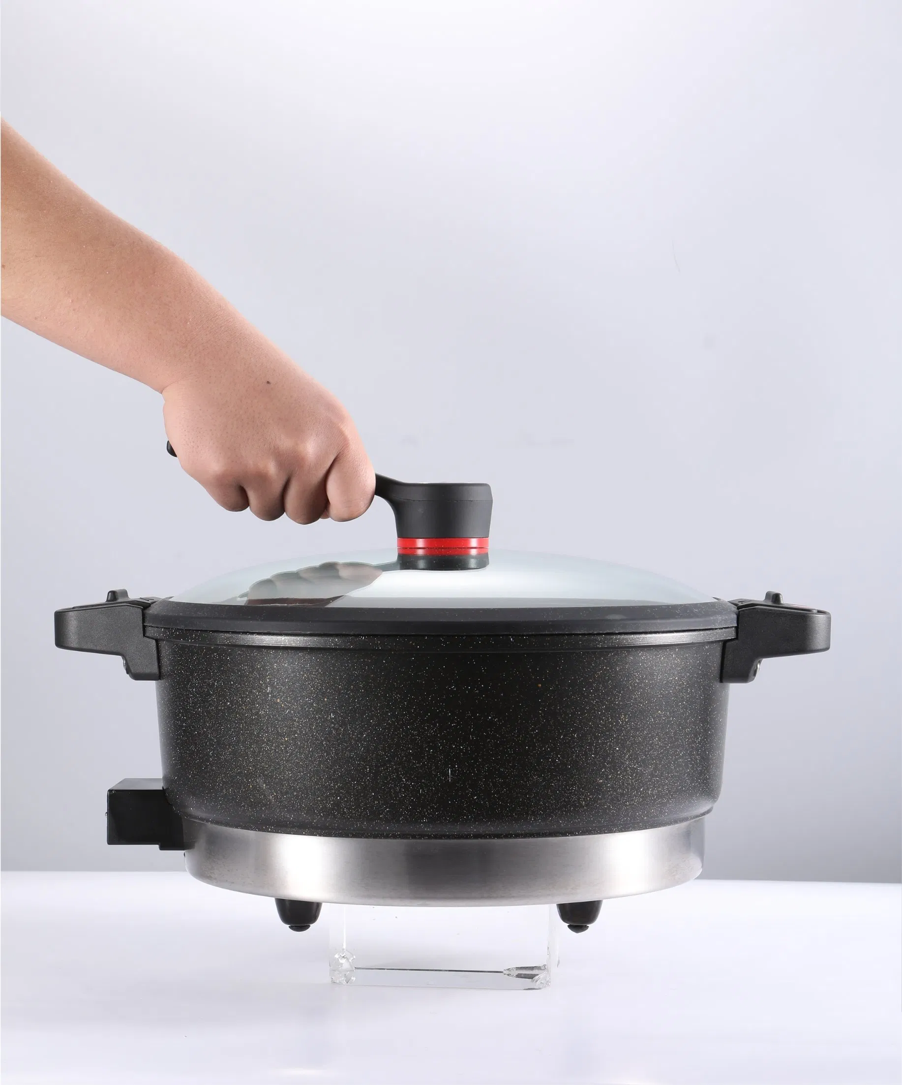32cm Cookware Pot Induction Low Pressure Cooker Electric Skillet