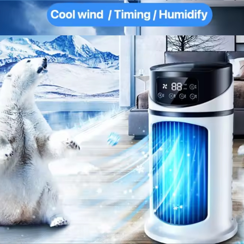 Portable Mini Air Conditioner Air Cooler Fan Water Cooling Fan