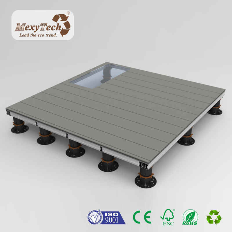 Adjustable Plastic Deck Support Raised Access Floor Pedestal