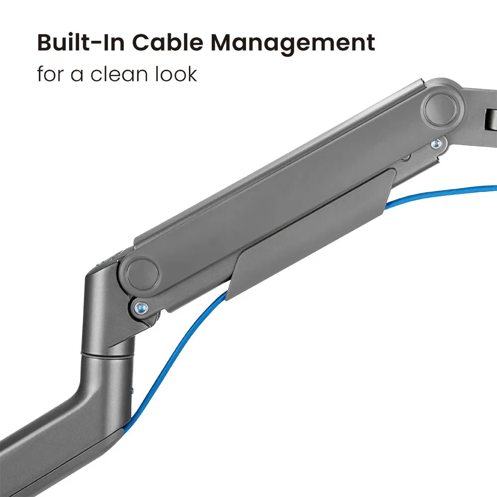 Алюминиевый кронштейн для монитора с USB-портами, до 49 дюймов