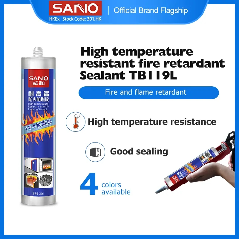 Rts Weather Ability High-Temp Silicone Sealant Building Material Epoxy Resin Adhesive