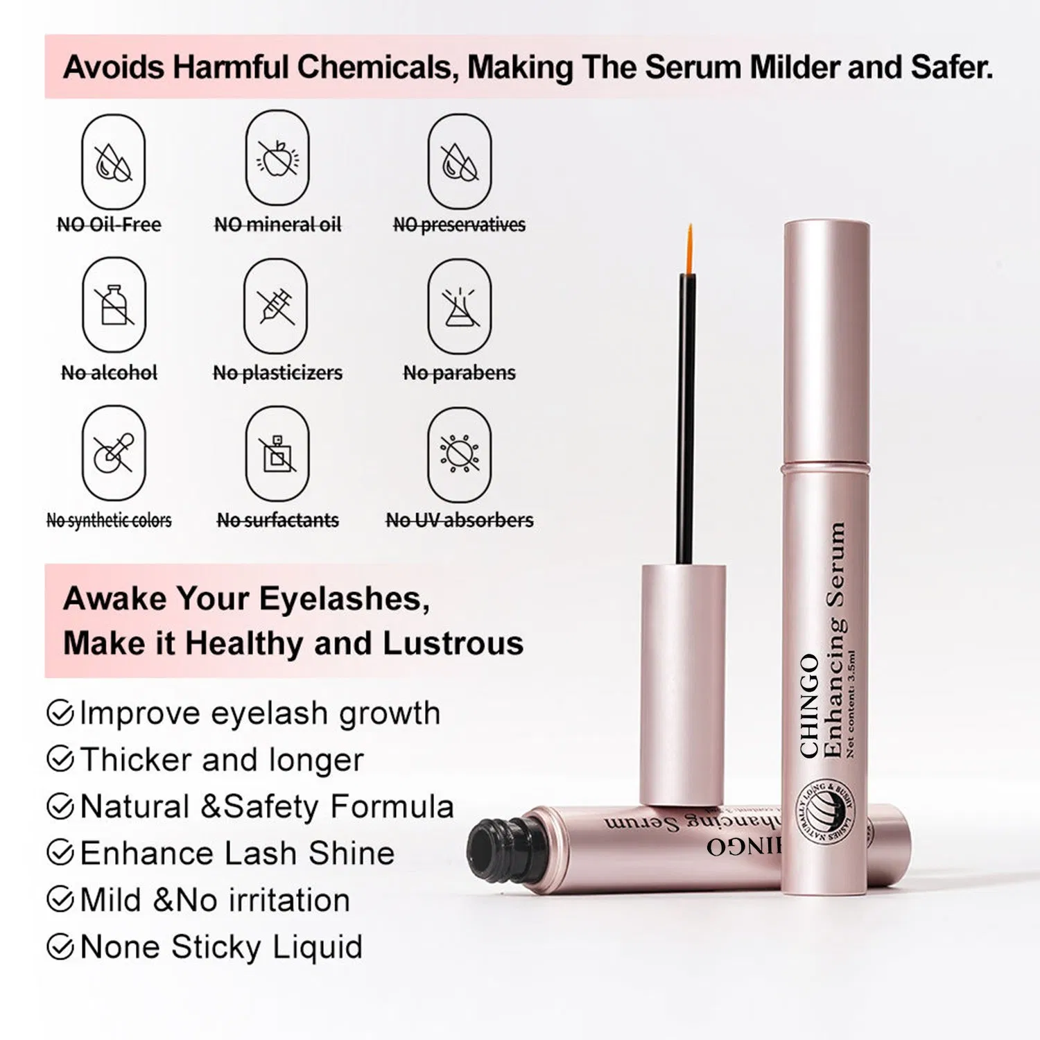 Effective Lash Boost Serum Refresh Lengthen Plump for Bright Full Lashes Daily