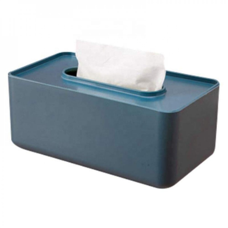 Factory Top Sale Nordic Style Household Gadget Remote Control Storage Box Tissue Box with Bamboo Lid