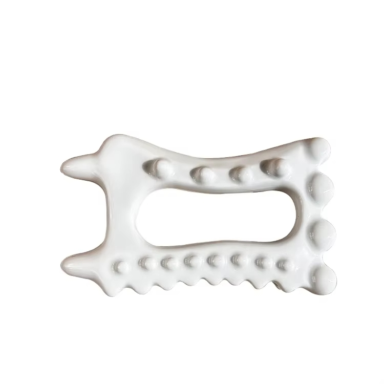 Body&Facial Massage Tool 100% Ceramic Guasha Stone for Facial Release