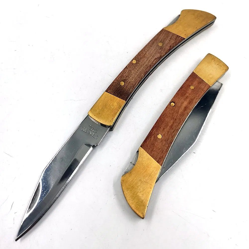 Pk-300gw 4 Inches Good Quality Mirror Finish Blade Cheap Cost Lockback Folding Knife