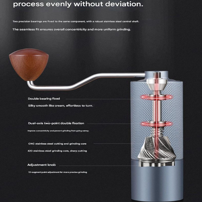Компактная кофемолка-измельчитель для дома и эспрессо