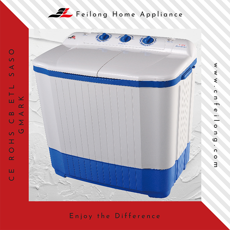 7kg China Best Hot-Selling Xpb70-2208SA Semi-Auto Twin Tub Washing Machine