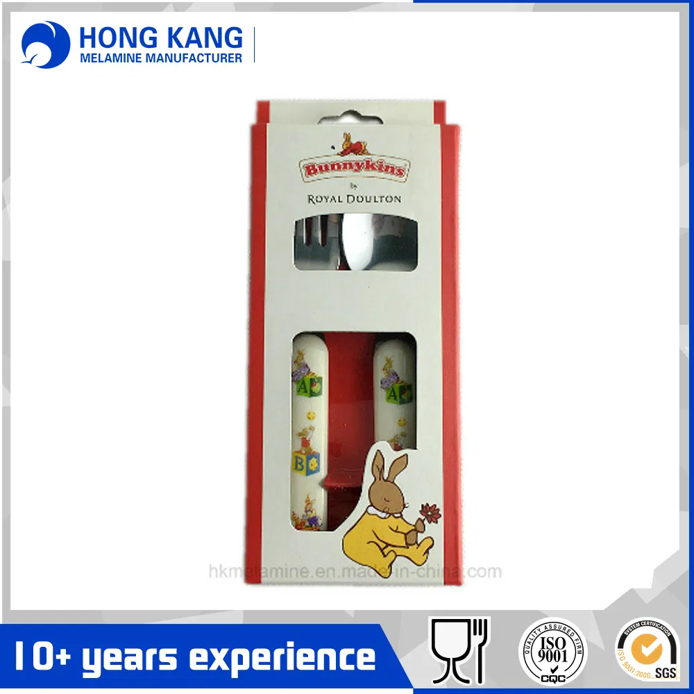 Stainless Steel Spoon with Plastic Handle