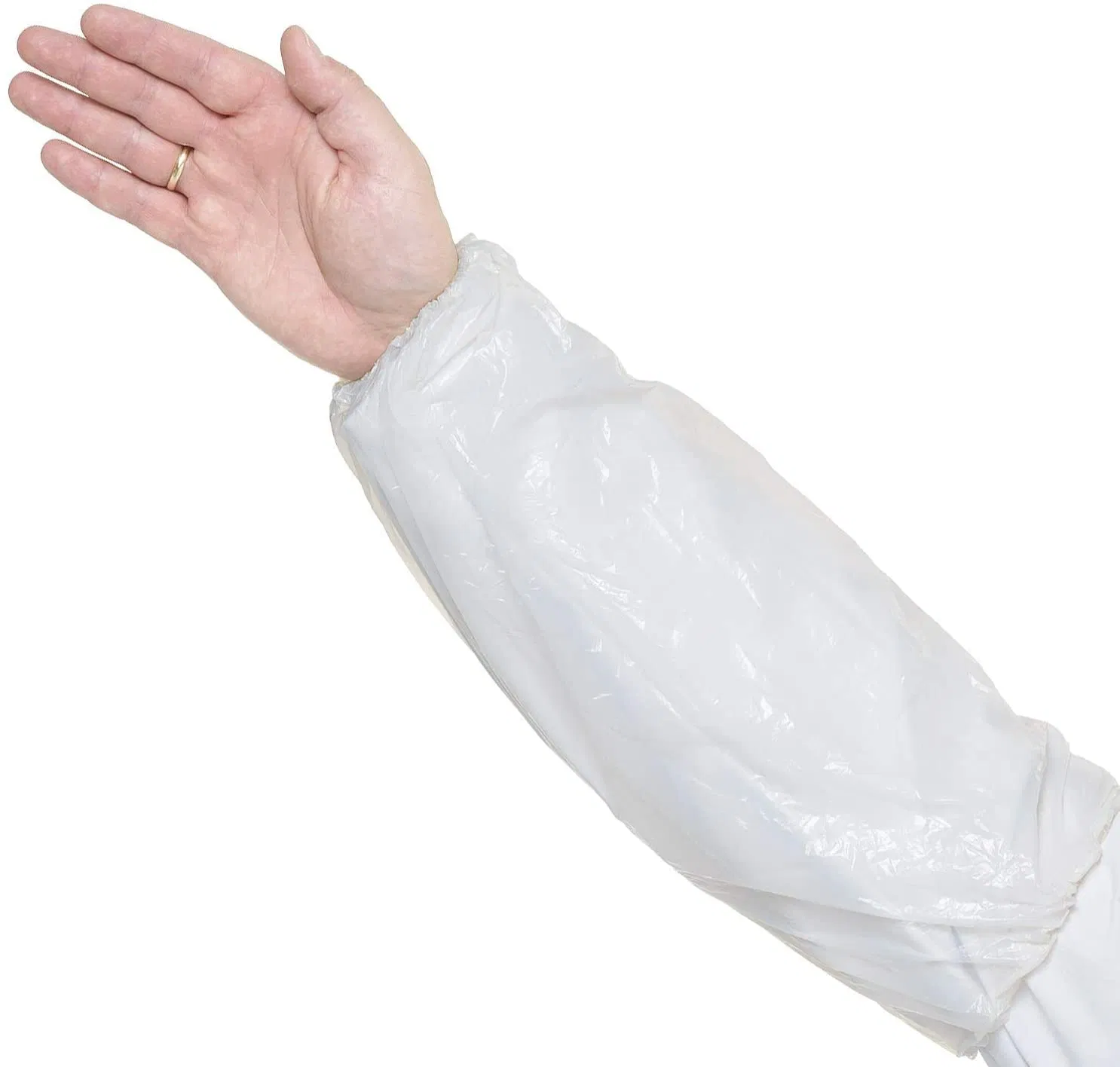 Premium Disposable Transparent PE/CPE Plastic Arm Sleeve Covers