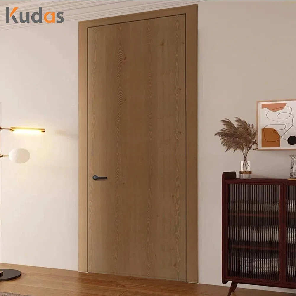 Kudas Modern Design Solid Wood Door Composite Door Interior House Solid Wood Door
