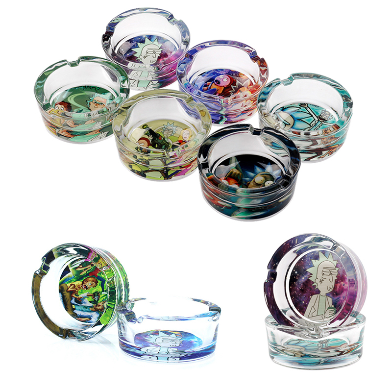 Bob Glass Ashtrays Custom Logo Wholesale for Cigarettes Ashtrays Smoking