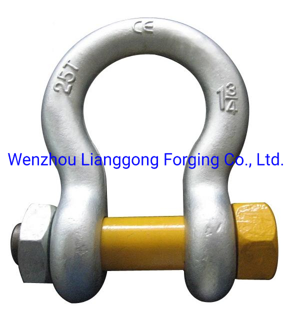 High Strength Alloy Steel Forged High Strength Screw Pin Bow Shackle