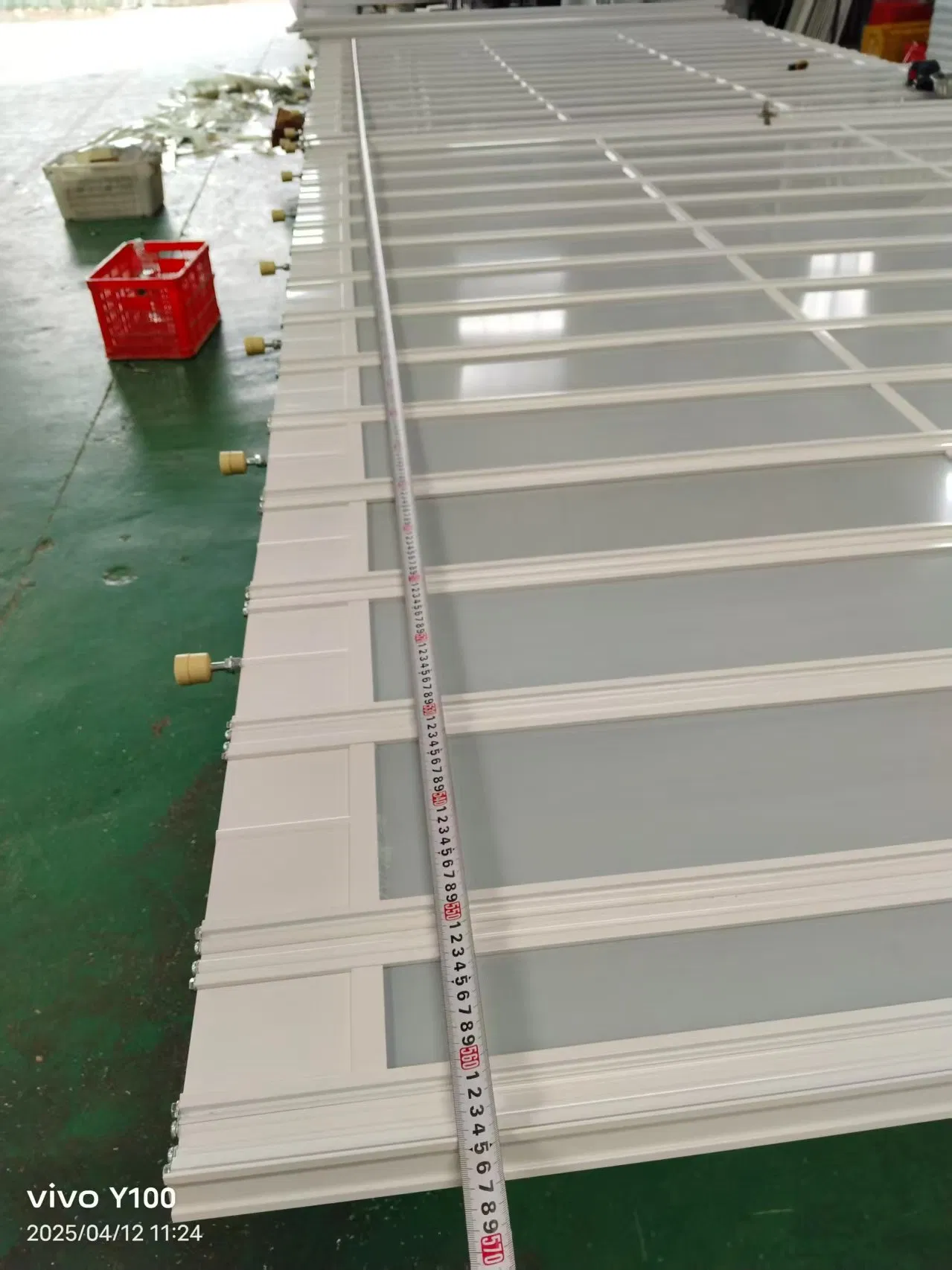 Manual Side Folding Polycarbonate Shutter Door for Commercial Shop Sliding Door