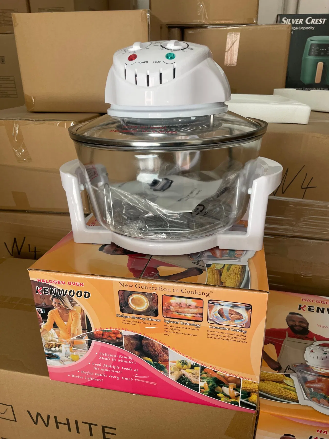 Halogen Convection Oven Airfryer Air Fryer Oven Air Deep Fryer Digital Oil Free Without Oil No Oil Hot 12L Electric Air Cooker Air Fryer Hfp30 Hfp50 Air Fryer