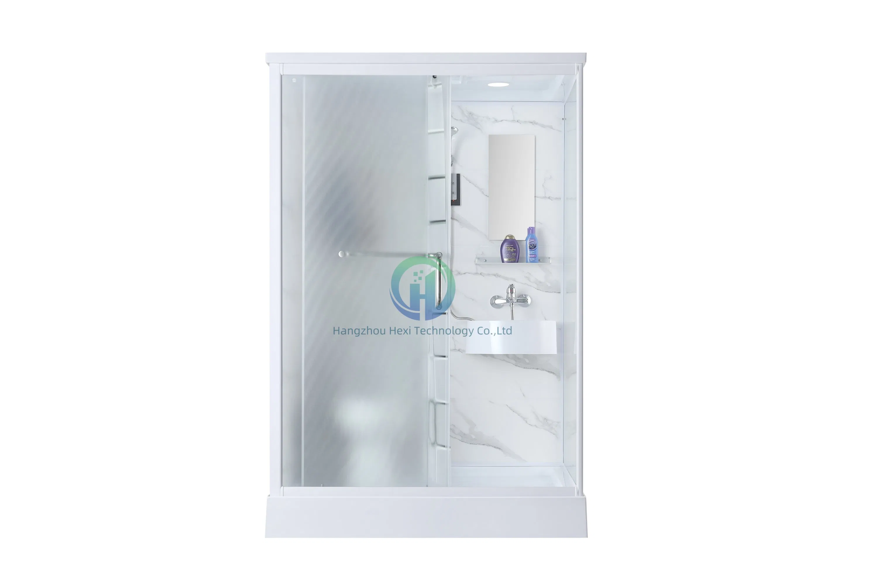 Portable Integrate All in One Modular Capsule Bathroom Pod with Shower and Toilet All-in-One