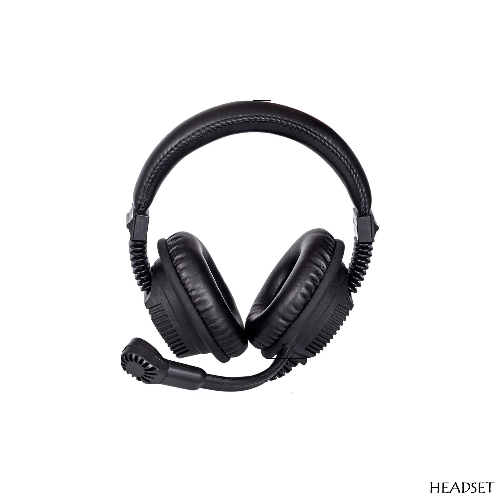 New Language Lab Headset Computer Original Earphone Manufacturer High Quality Noise Cancelling Headset 2*3.5mm 5 DIN Rj12 Headphone Mastero Headset Bluetooth