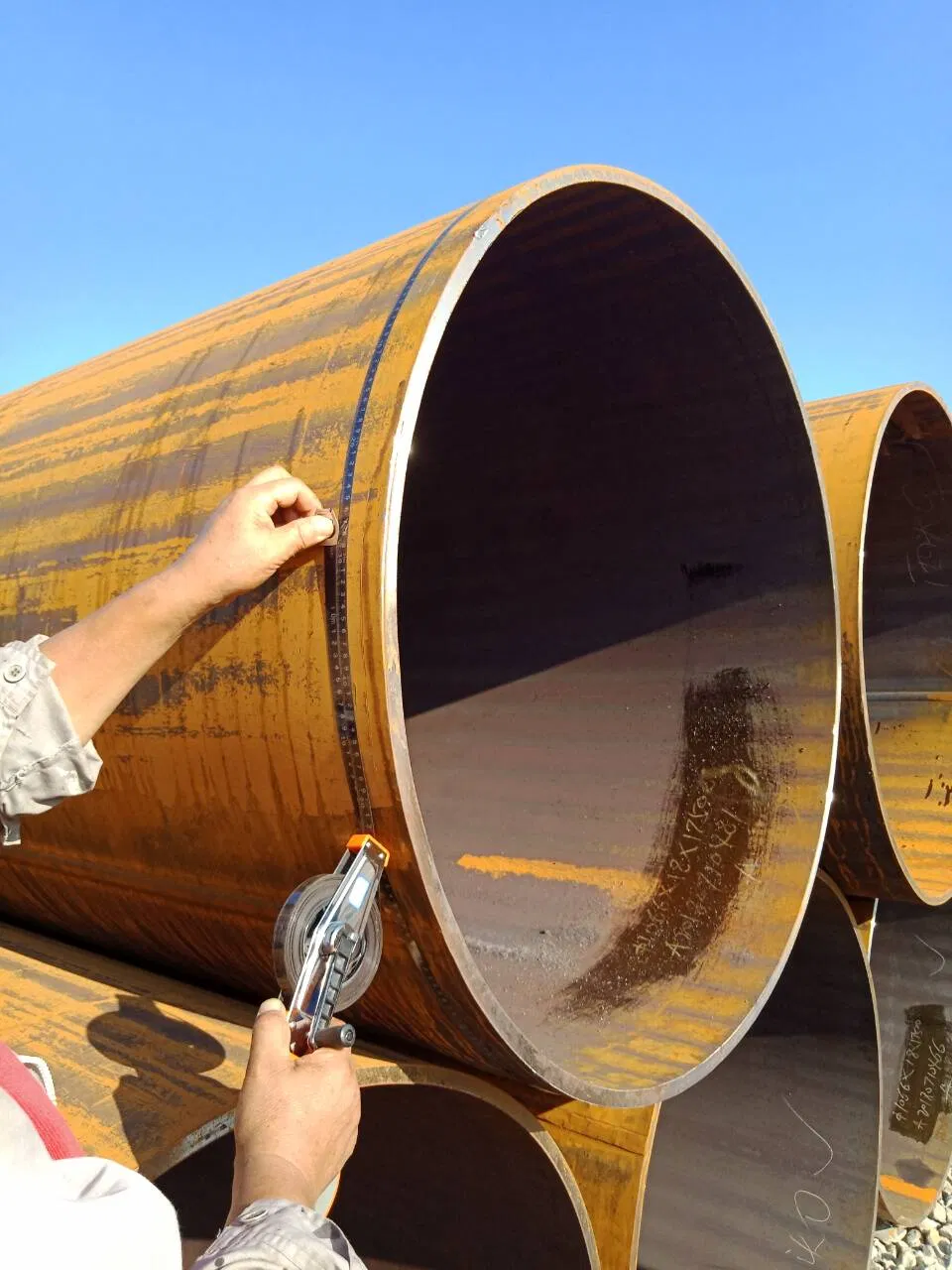 ASTM A252 Gr. 3 LSAW Steel Pipe for Piling / Foundation Works