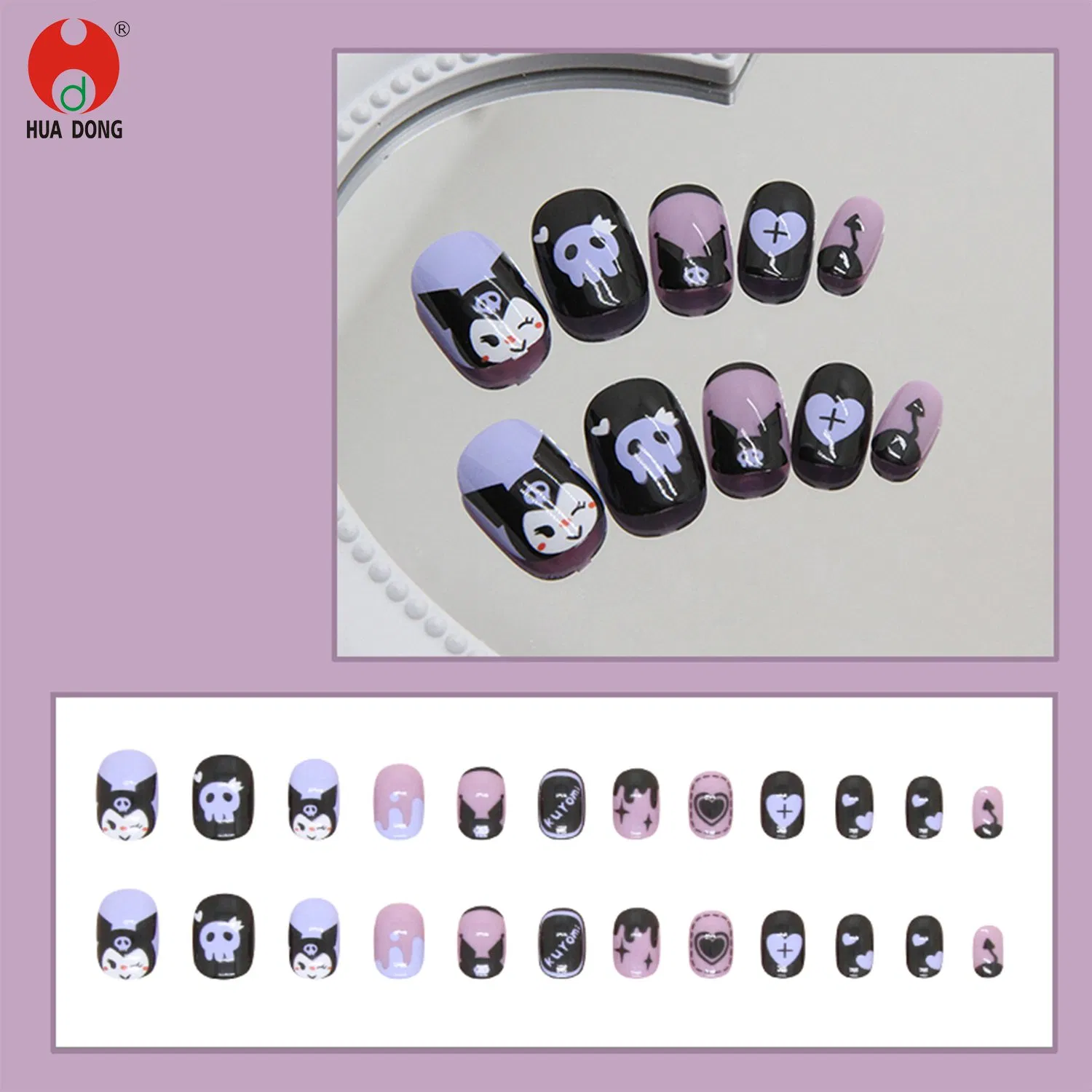 New Product Nail Tips Press-On Nails Cute Nail Art Manicure Set Custom Nail Tips Trendy Nail Designs Long Nail Tips Nail Glamour Kids Manicure Kit Fancy Nails