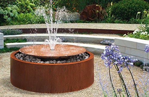 Garden Ornaments Corten Steel Water Feature Outdoor Water Fountain