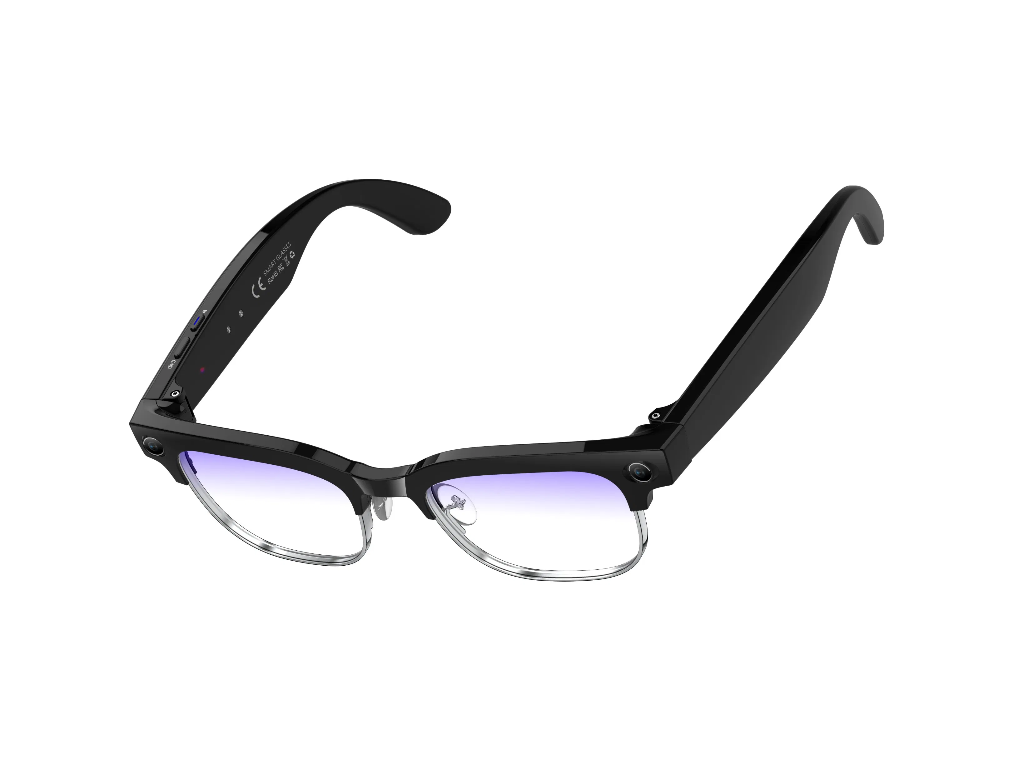 Timely Delivery Voice Assistant Color Changing Lense 8MP Smart Glasses Video for Business